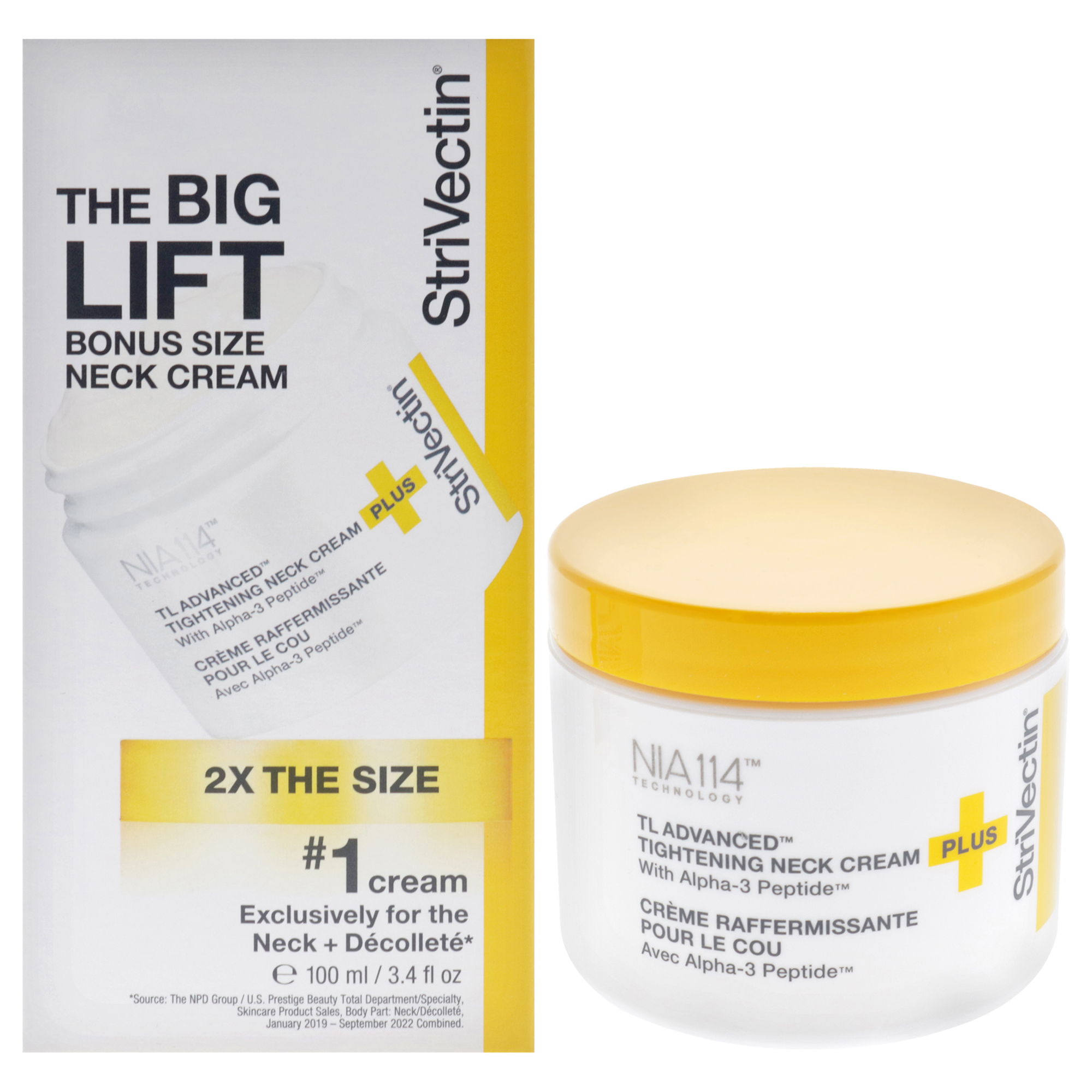 Tl Advanced Tightening Neck Cream Plus By Strivectin For Women  34 Oz Cream
